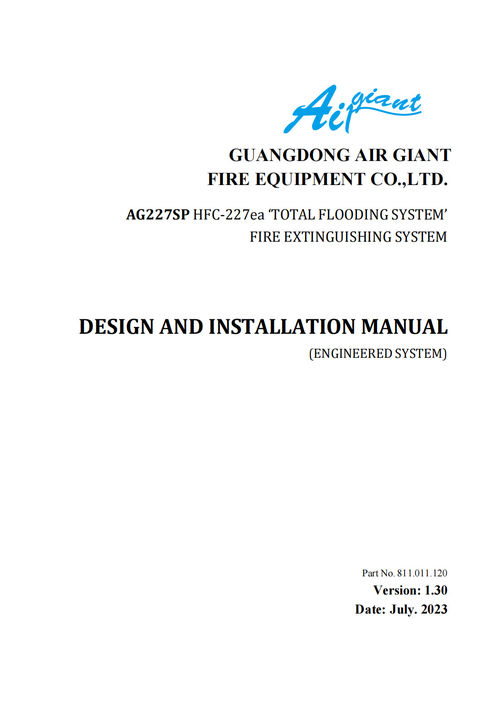 kasus perusahaan terbaru tentang Air Giant UL Manual Produk