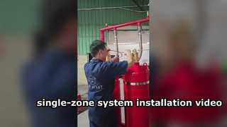 Video instalasi sistem pencegah kebakaran zona tunggal