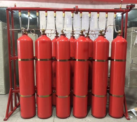 Kualitas  Enclosed Flooding Pipe Network Fixed CO2 Fire Extinguishing System pabrik