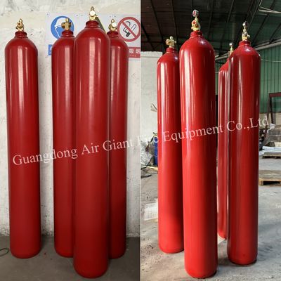 Kualitas  Inert Gas Argon IG55 IG100 IG541 Fire Extinguishing System Cylinder pabrik