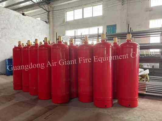 Kualitas  Automatic FK 5-1-12 Fire Suppression System Cylinder Without Pollution For Museum pabrik