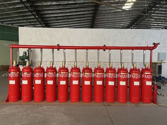 4.2MPa Hfc227ea Fire Suppression System Untuk Ruang Telekomunikasi