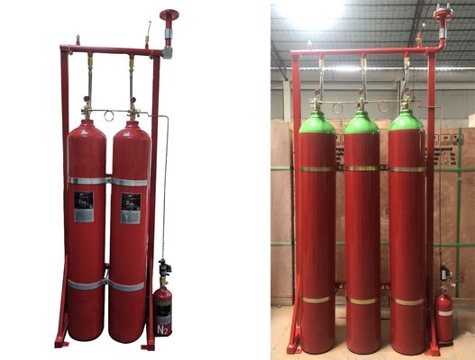 Alat Pemadam Gas Inert Argonite IG55 Tanpa Residu Untuk Ruang Telekomunikasi