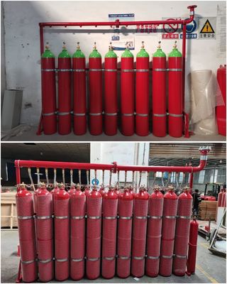 Nitrogen IG100 Inergen Gas Fire Suppression System 80 Liter