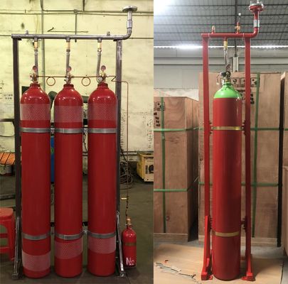Nitrogen IG100 Sistem Pemadam Kebakaran Gas Inert 20MPa 30MPa