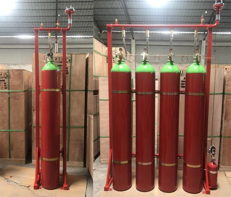 Inergen IG541 Sistem Pencegah Kebakaran Gas Inert 22,37kg 33,56kg