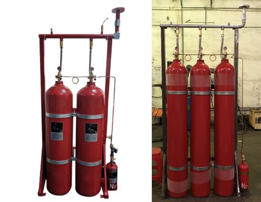 80Ltr IG541 Sistem Pencegah Kebakaran Gas Inert Waktu Penyemprotan 120 detik