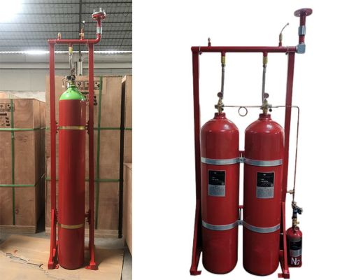 Sistem Pencegah Kebakaran Gas Inert IG 541 Listrik Otomatis DC24V 1.6A
