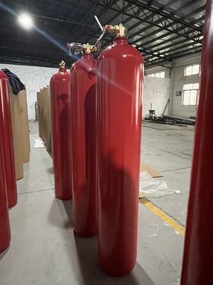 Sistem Pemadam Co2 Tabung Gas Co2 70Ltr Di Ruang Baterai