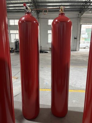 12.4MPa Co2 Sistem Pemadam Kebakaran Silinder CO2 70Ltr Di Perpustakaan