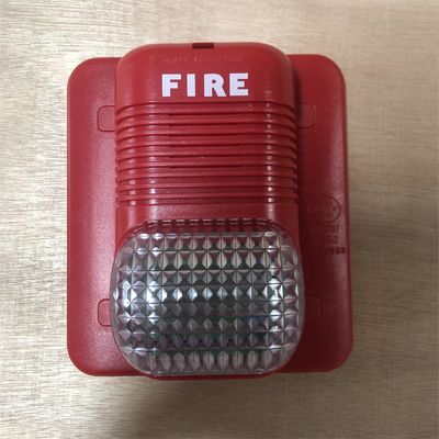 Sistem FM200 DC24V Alarm Kebakaran Berkedip Merah Dan Bunyi Bunyi Dan Alarm Ringan