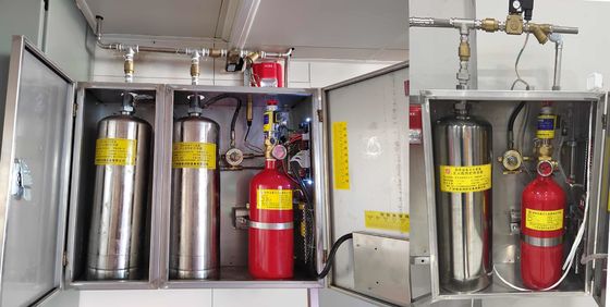 Sistem Pemadam Kebakaran Tipe Elektromagnetik Dapur Grup Botol Tunggal Dan Ganda