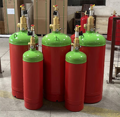 2.5Mpa FM 200 Cylinders HFC 227ea Fire Suppression Systems Di Ruang Telekomunikasi