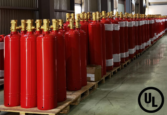 UL Isolated FM200 Fire Suppression System Tidak ada residu di ruang telekomunikasi