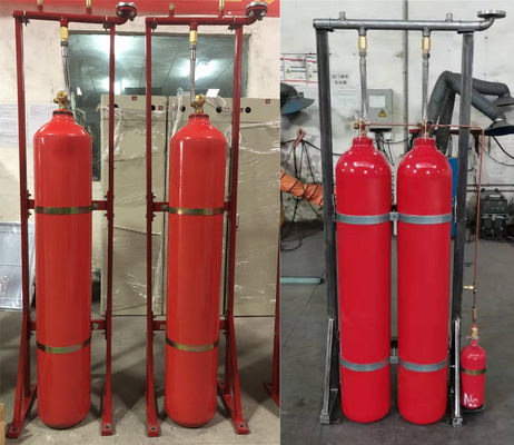 Sistem Pemadam Api Co2 Tetap 70 Liter Otomatis 1448mm