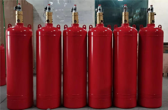Novec1230 Tabung Gas Nitrogen 4.2MPa Tanpa Polusi Di Ruang Penyimpanan