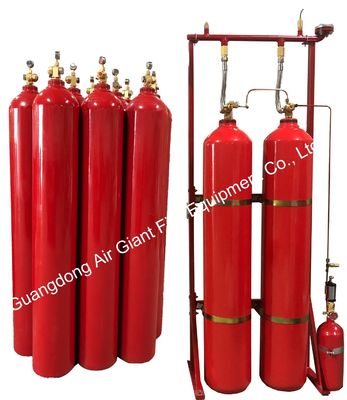Silinder Untuk Gas Inert Terisolasi Inergen IG541 Sistem Pemadam Kebakaran Tanpa Polusi
