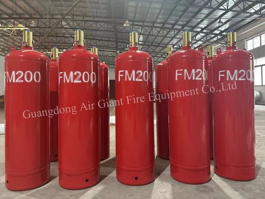 Silinder Untuk Lingkungan-Friendly FM200 Fire Suppression System Untuk Ruang Penyimpanan