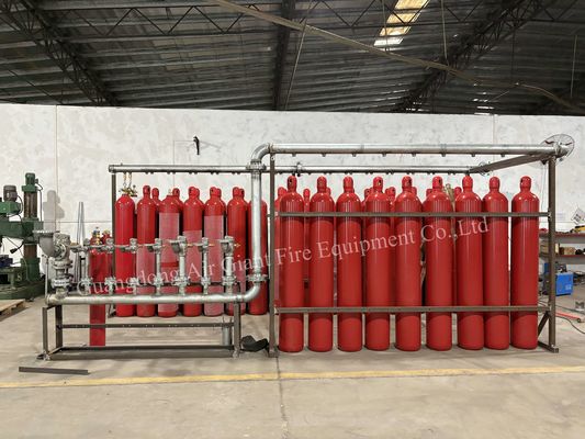 Sistem pemadam kebakaran untuk perlindungan kebakaran IG55 gas inert argonit