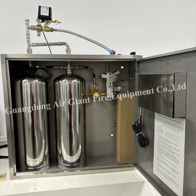Sistem Penekanan Kebakaran Dapur Kimia Basah Komersial 12 KG Profesional Dengan Beberapa Metode Mulai