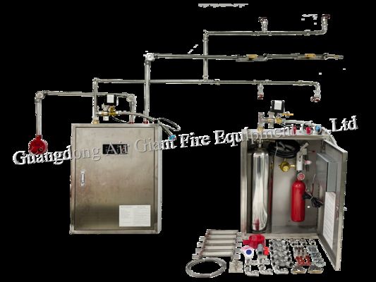 Sistem Penekanan Kebakaran Dapur Kimia Basah untuk Kebakaran Minyak Goreng