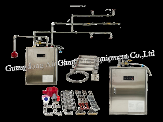 Kitchen Hood Wet Chemical Fire Extinguishing Automatic System Sistem pemadam kebakaran otomatis